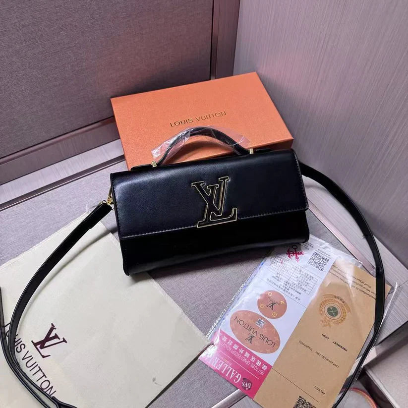Luxe Texture Leather Handbag