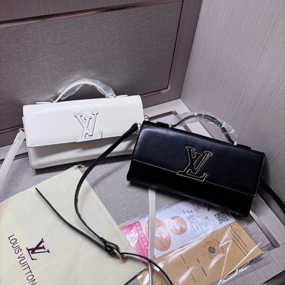Luxe Texture Leather Handbag