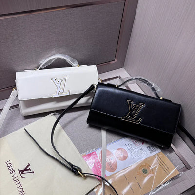 Luxe Texture Leather Handbag
