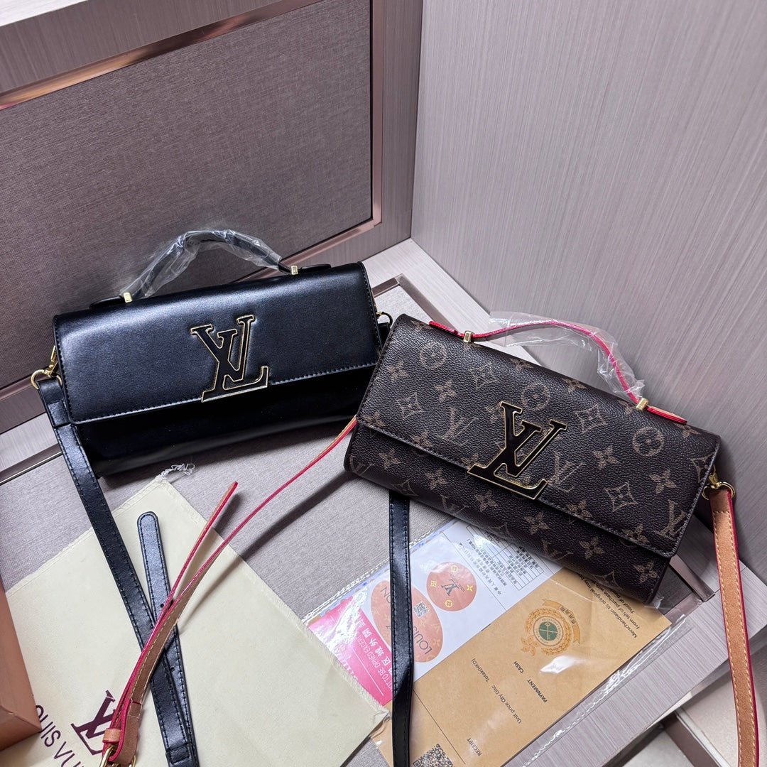 Luxe Texture Leather Handbag