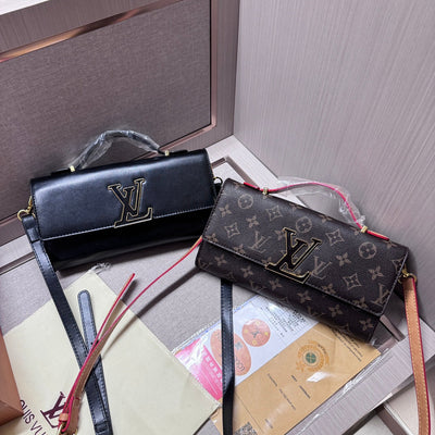Luxe Texture Leather Handbag