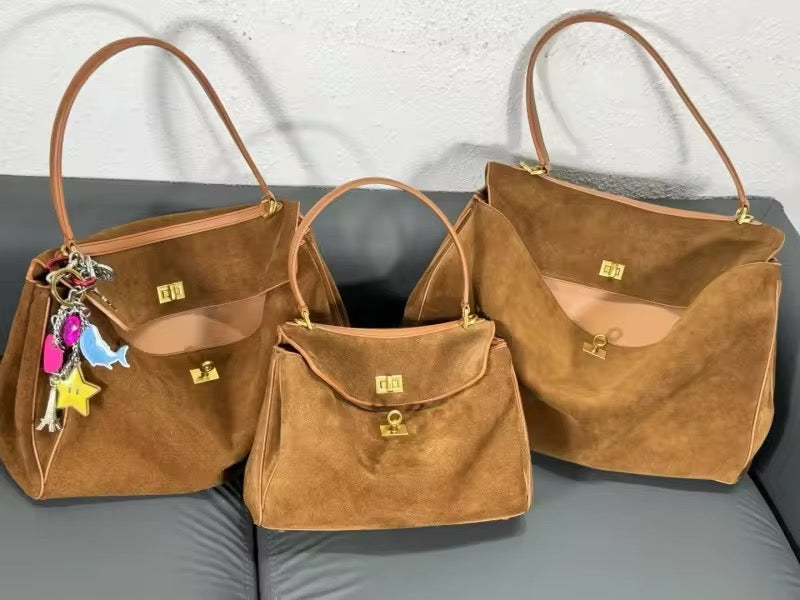Chic Handmade Suede Bag