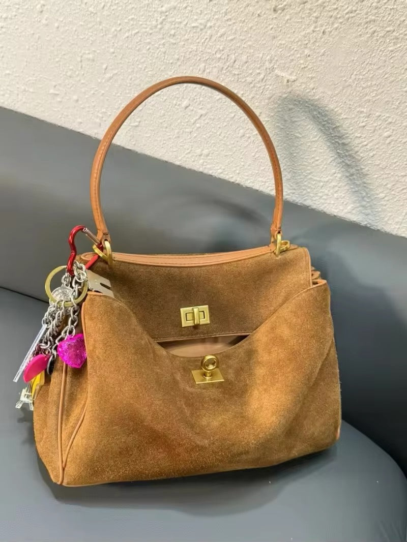 Chic Handmade Suede Bag