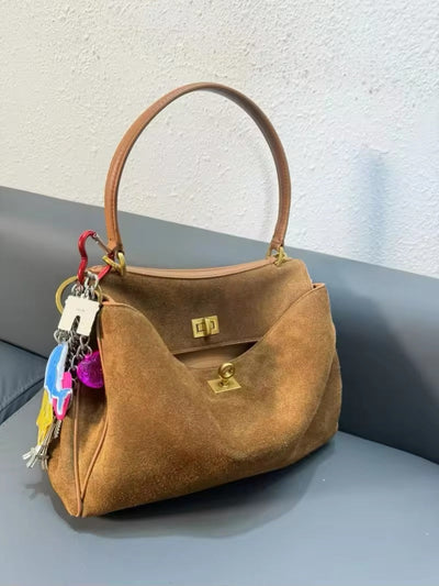 Chic Handmade Suede Bag