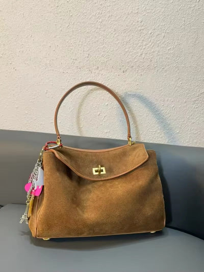 Chic Handmade Suede Bag