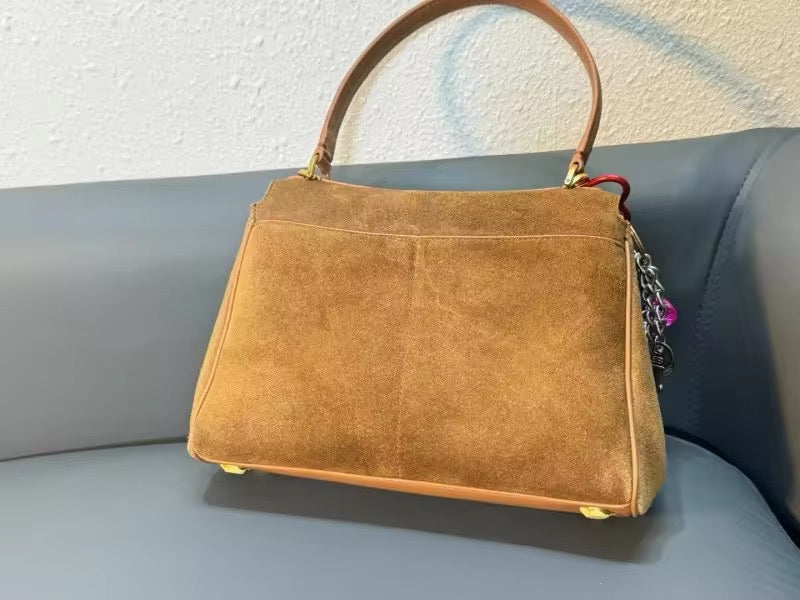 Chic Handmade Suede Bag
