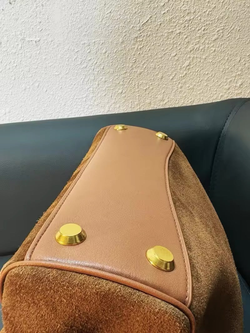 Chic Handmade Suede Bag