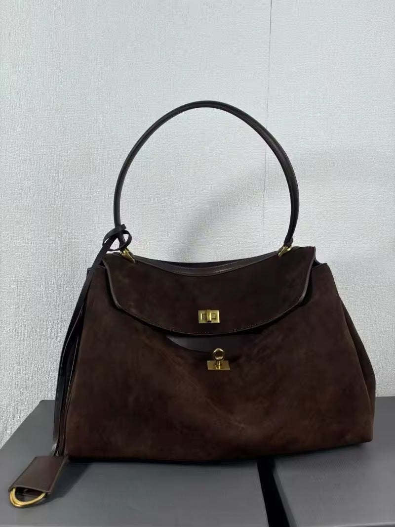 Chic Handmade Suede Bag