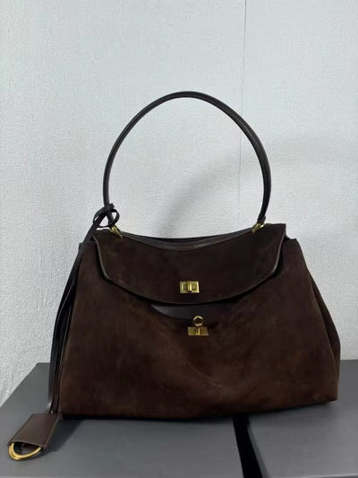 Chic Handmade Suede Bag