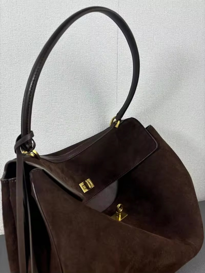 Chic Handmade Suede Bag