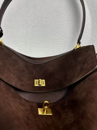 Chic Handmade Suede Bag