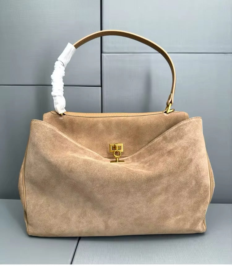 Chic Handmade Suede Bag