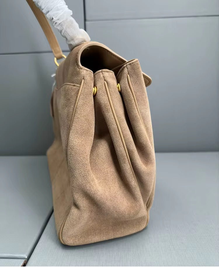 Chic Handmade Suede Bag