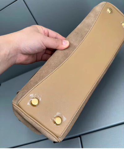 Chic Handmade Suede Bag
