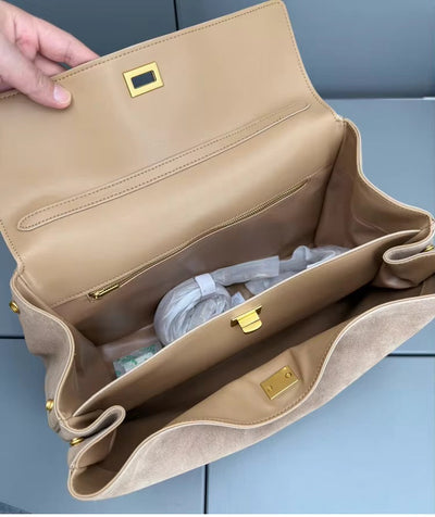 Chic Handmade Suede Bag