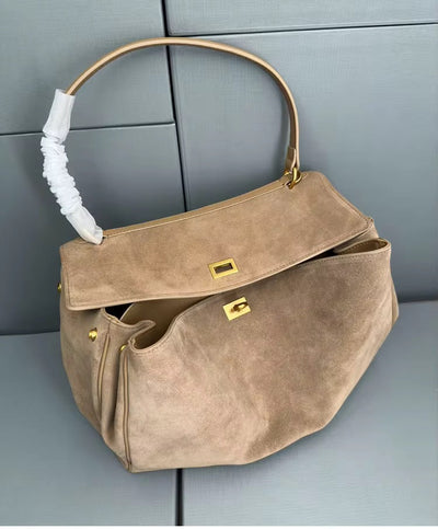 Chic Handmade Suede Bag