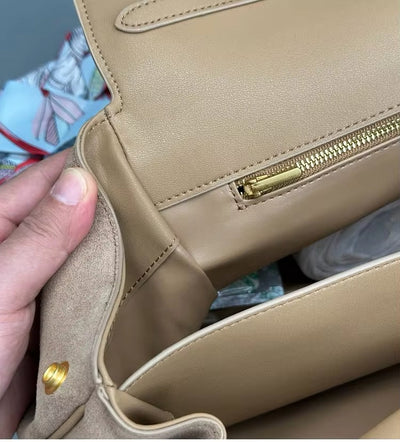 Chic Handmade Suede Bag