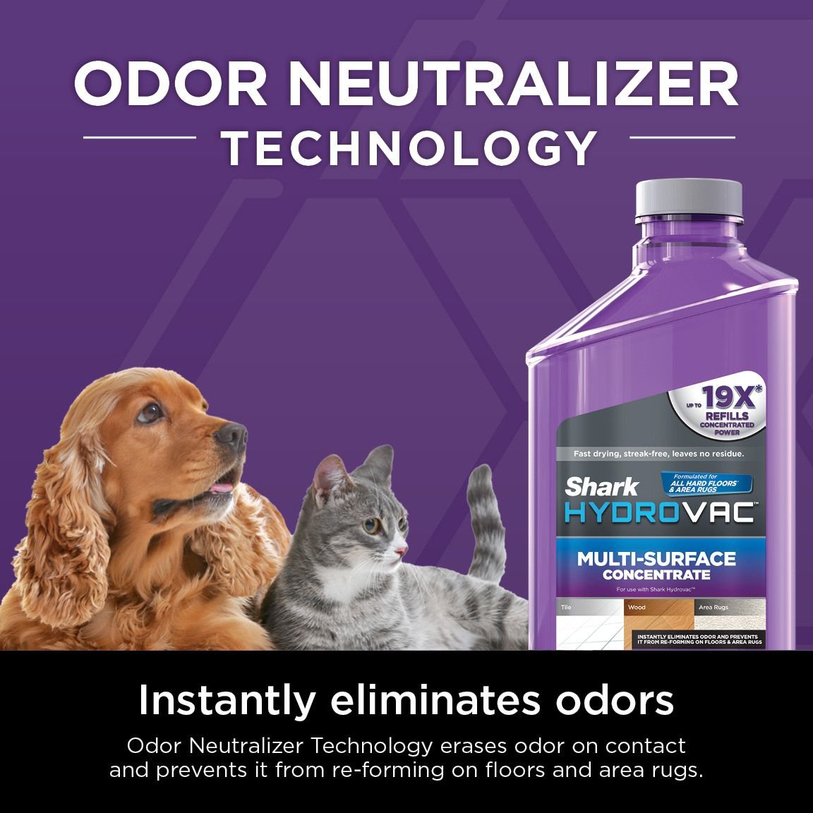 Shark® SteamMop Multi-Surface Concentrate Cleaner, Spring Clean Scent, 2 count