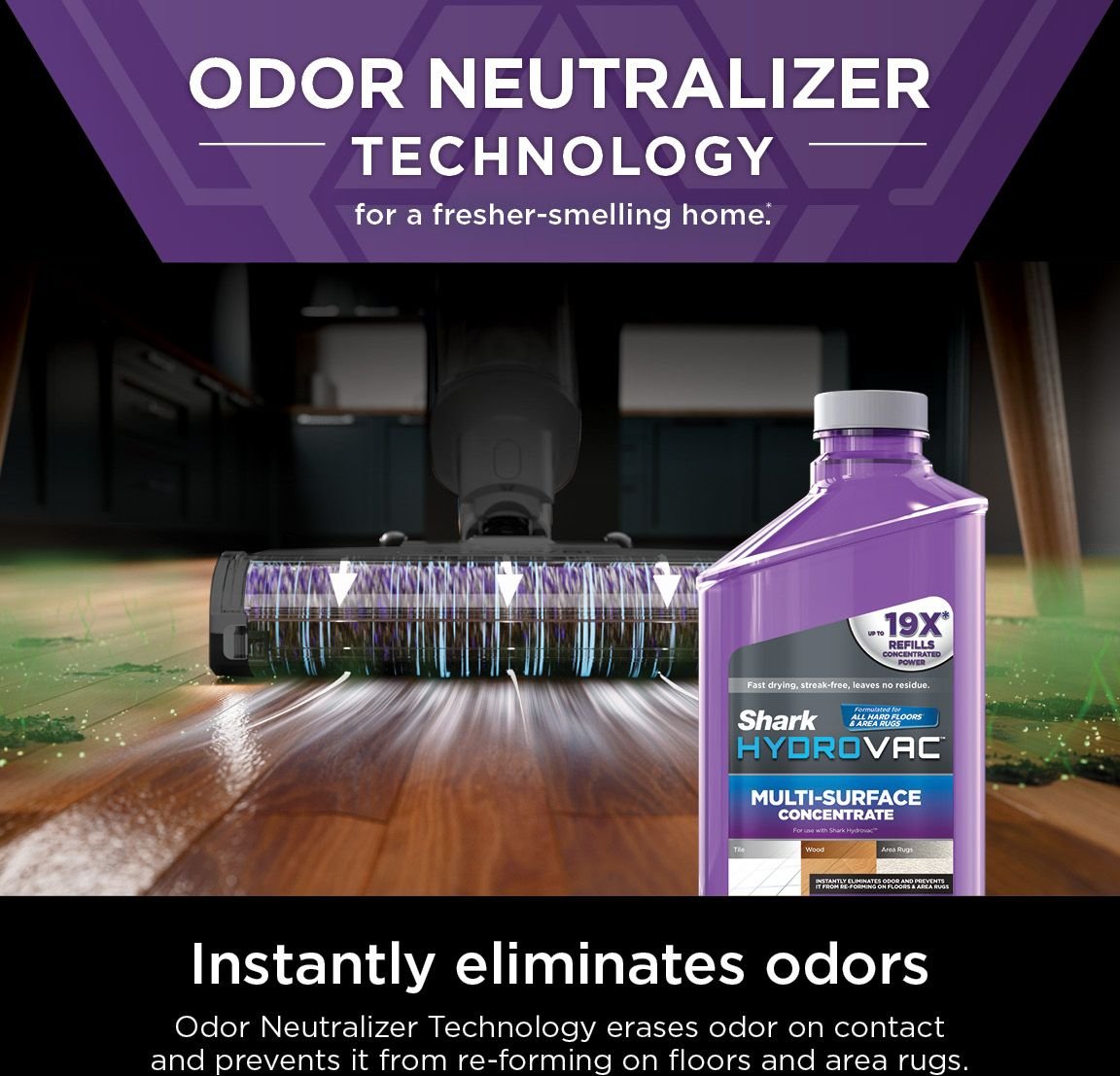 Shark® SteamMop Multi-Surface Concentrate Cleaner, Spring Clean Scent, 2 count